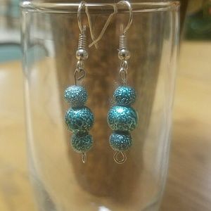Aqua earrings